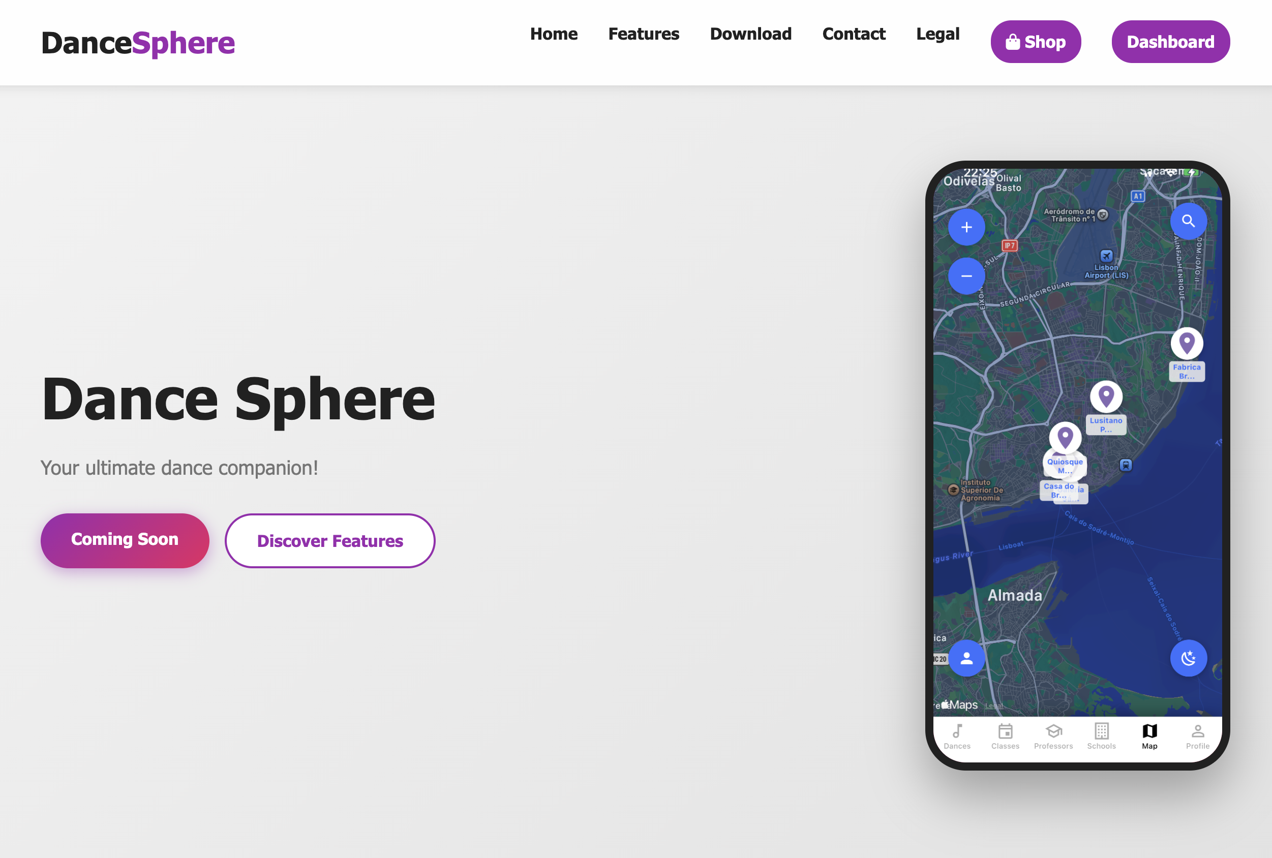 Dance Sphere App