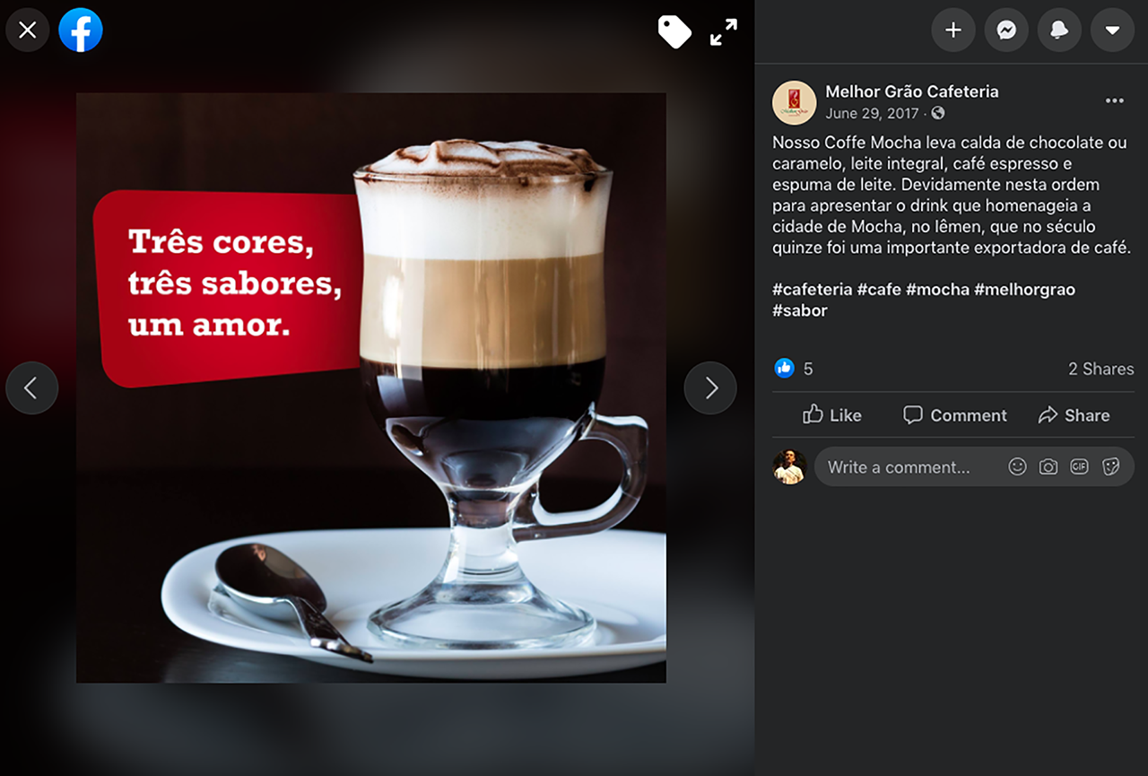 Melhor Grão Facebook
